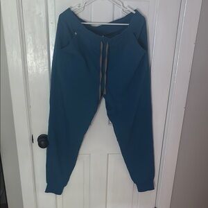 Figs Teal Jogger Pants